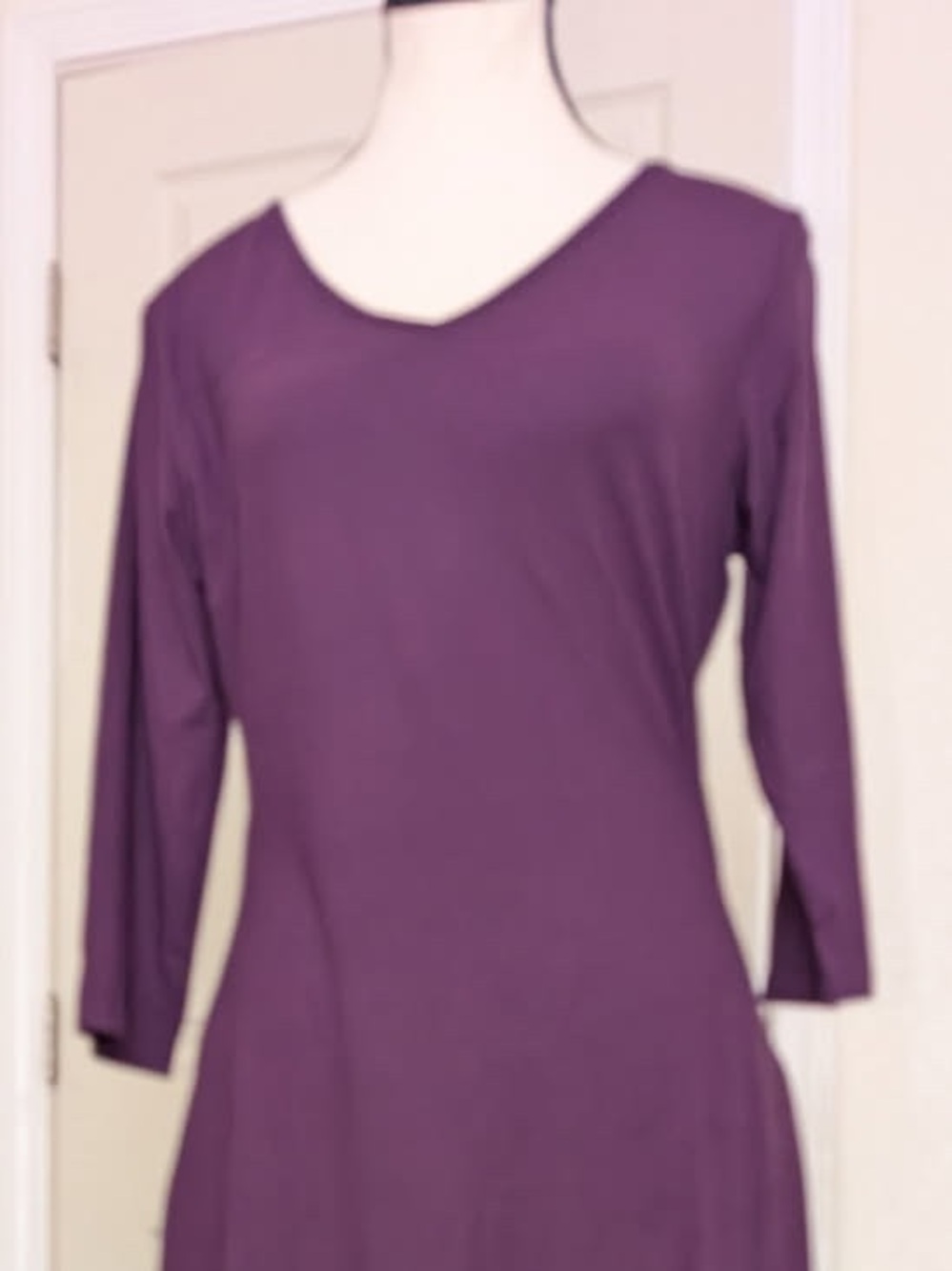 Othr Purple Long Sleeve Maxi Dress